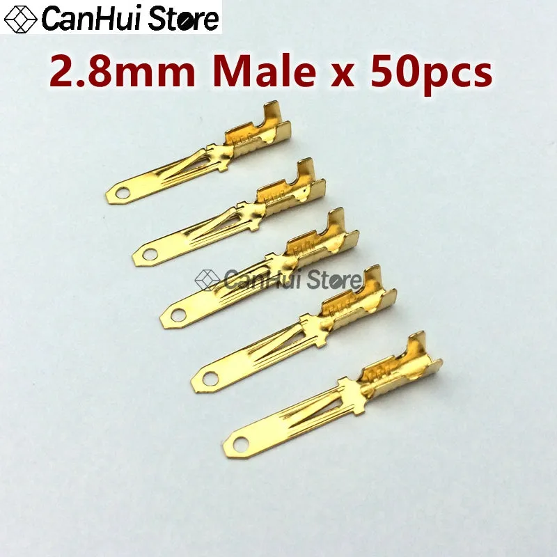 10 Set 2.8Mm Connector 2P 3P 4P 6P 9P 2Pin Electrical 2.8 Connector Kits Male Female Socket Plug For