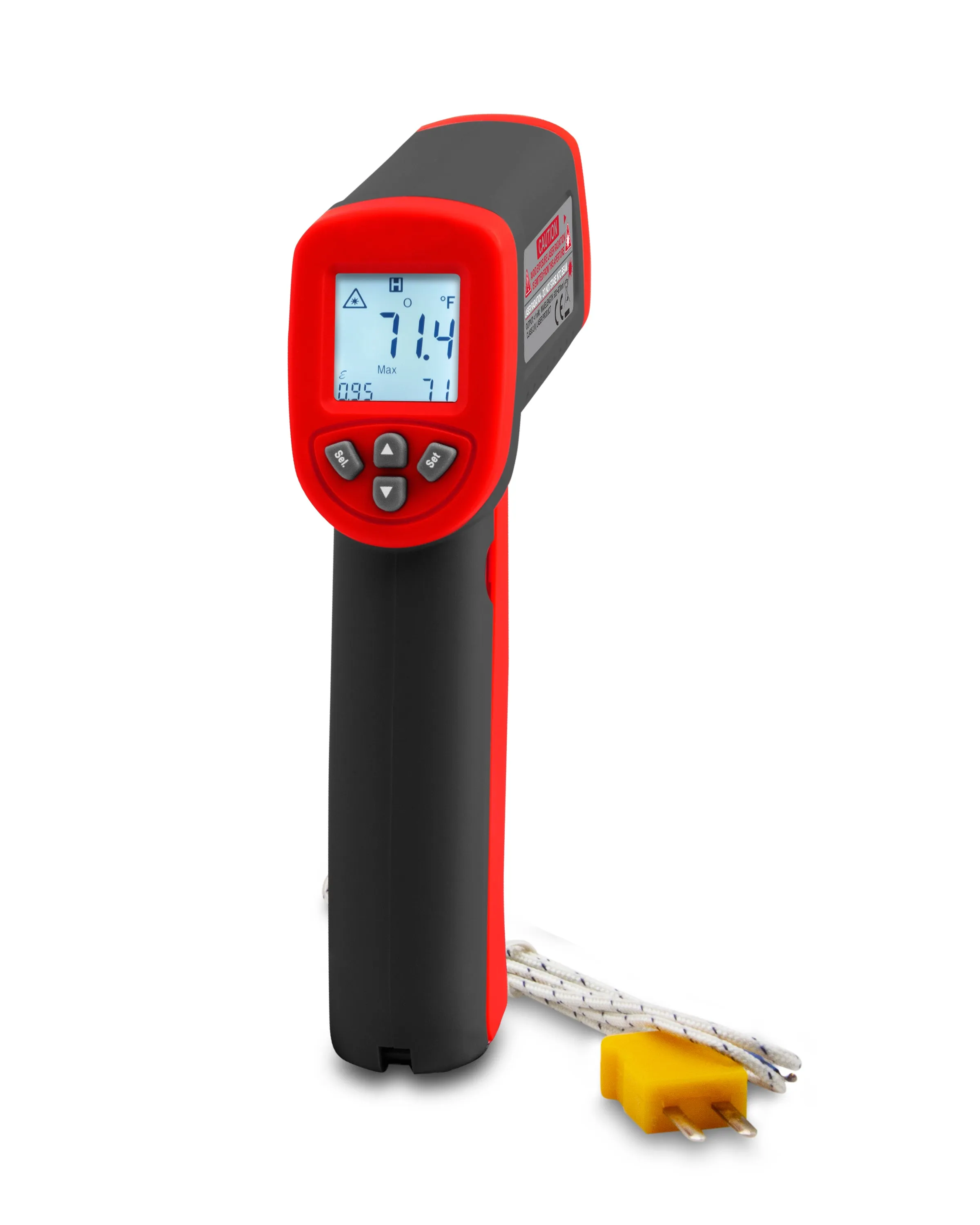 12:1 IR Thermometer with Type K - (IRT227)