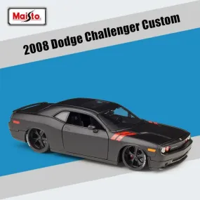 1:24 Dodge Challenger 2008 Custom Alloy Model Car