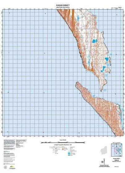 1545-4 Ransonnet Topographic Map by Landgate (2015)