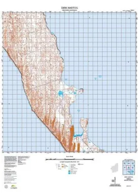 1546-3 Dirk Hartog Topographic Map by Landgate (2015)