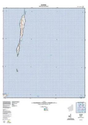 1547 Dorre Topographic Map by Landgate (2015)