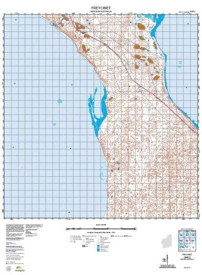 1645-2 Freycinet Topographic Map by Landgate (2015)