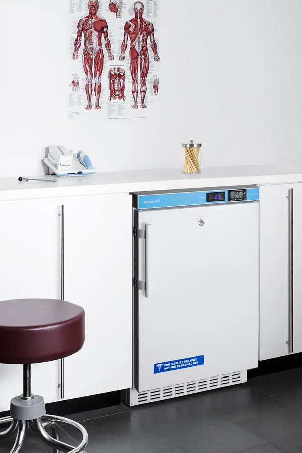 Accucold 20" Wide Built-In Vaccine All-Freezer with NIST Calibrated High/Low Temperature