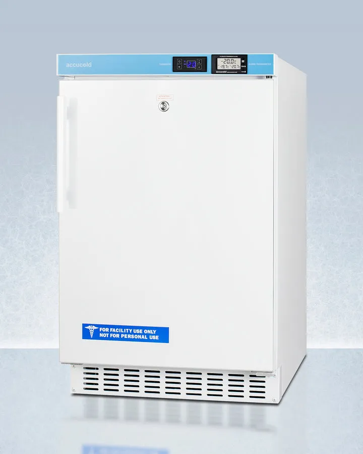 Accucold 20" Wide Built-In Vaccine All-Freezer with NIST Calibrated High/Low Temperature