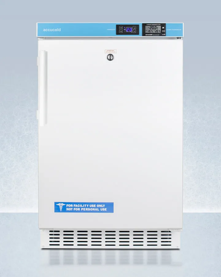 Accucold 20" Wide Built-In Vaccine All-Freezer with NIST Calibrated High/Low Temperature