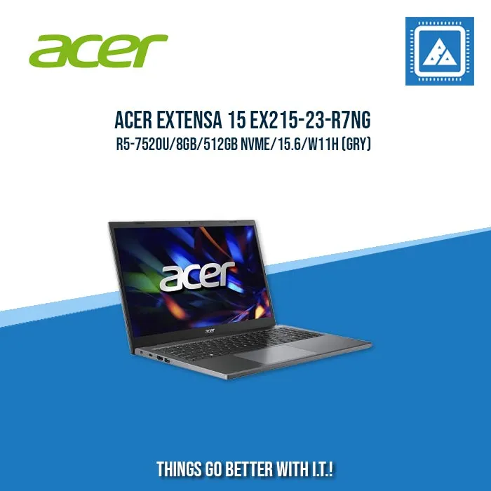 ACER EXTENSA 15 EX215-23-R7NG R5-7520U/8GB/512GB NVME | BEST FOR STUDENTS AND FREELANCERS