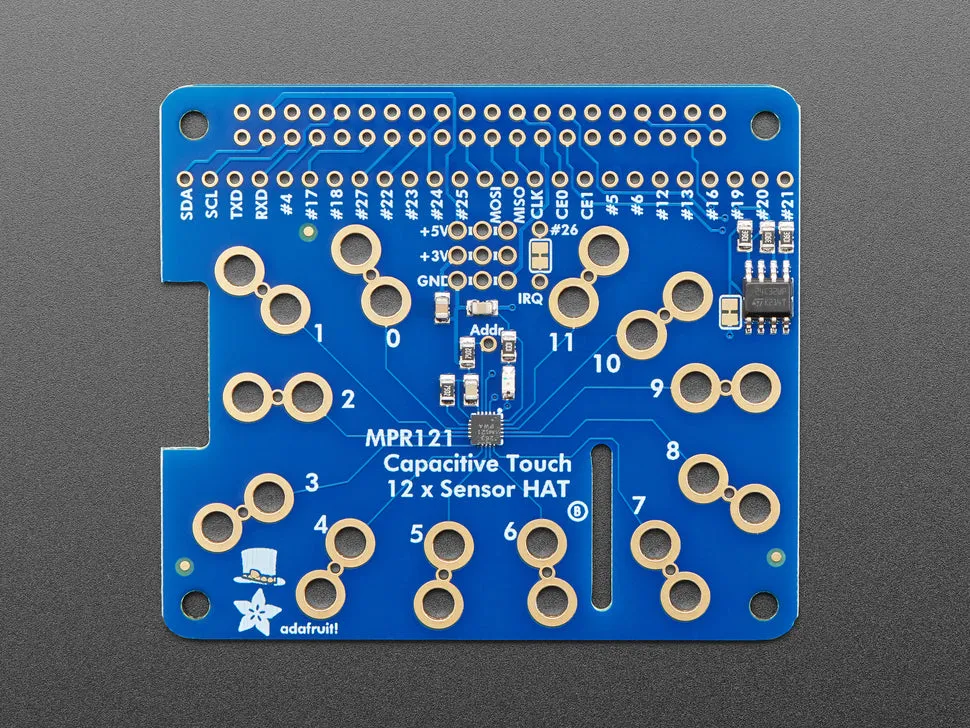 Adafruit Capacitive Touch HAT for Raspberry Pi - Mini Kit