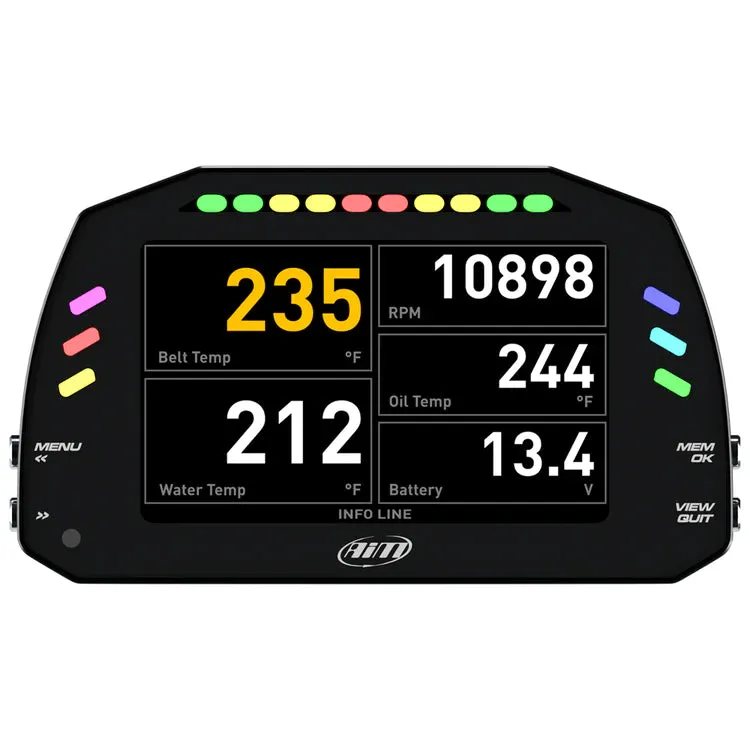 Aim MXS 5" TFT 1.3 Dash Data Logger & Compact Dash Display