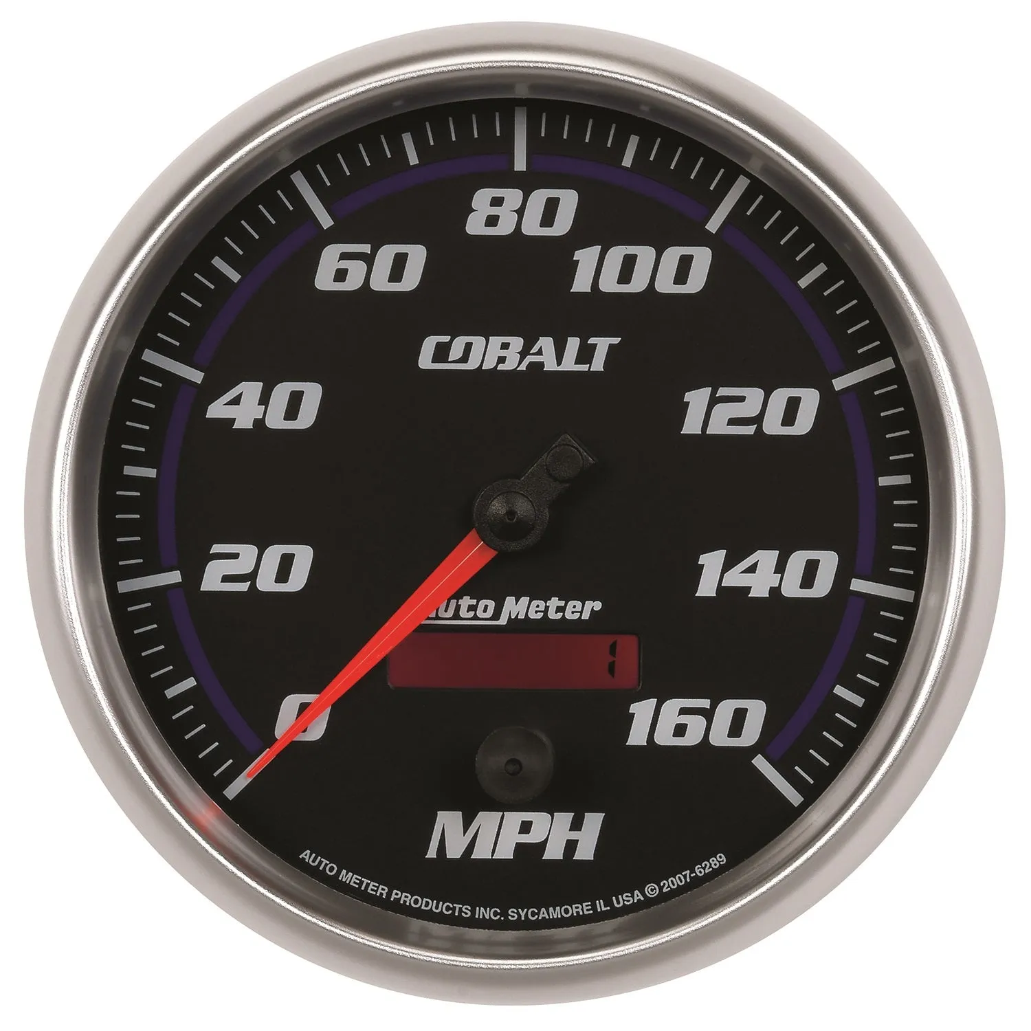 AutoMeter 6289 GAUGE; SPEEDOMETER; 5in.; 160MPH; ELEC. PROGRAMMABLE; COBALT