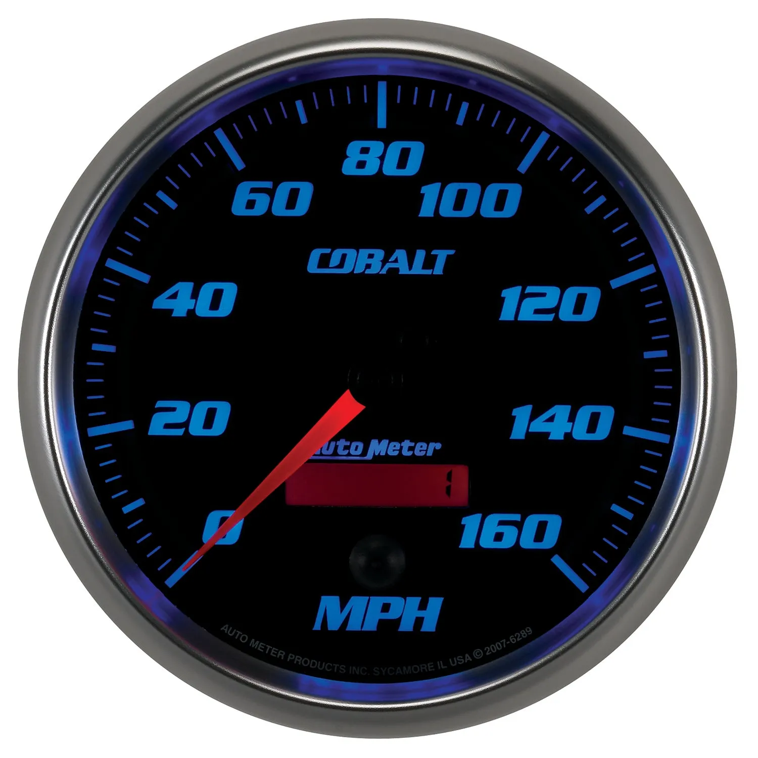 AutoMeter 6289 GAUGE; SPEEDOMETER; 5in.; 160MPH; ELEC. PROGRAMMABLE; COBALT