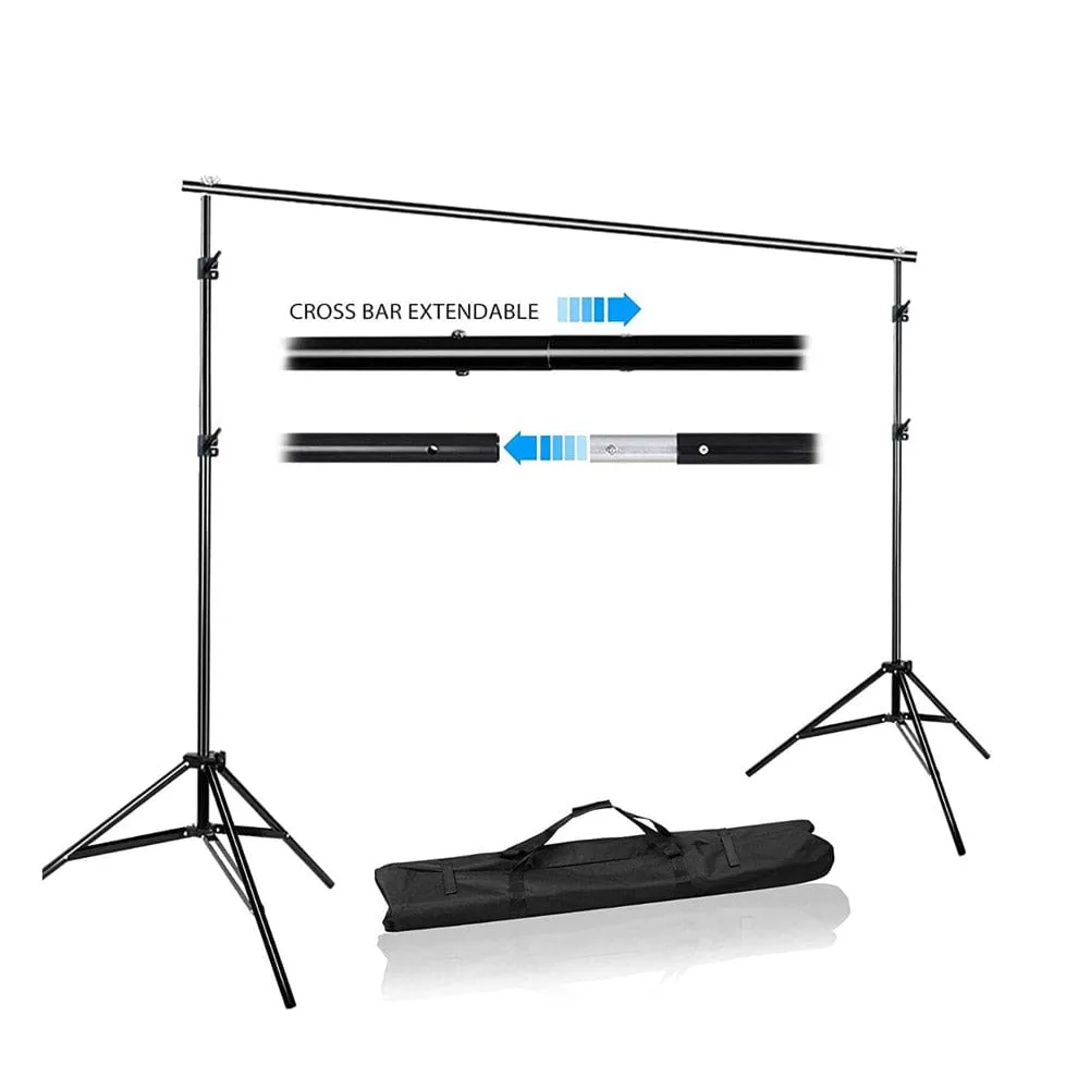 Backdrop Stand (2.5M x 3.0M) - 4kg Load 4 Segment Crossbar (OPEN BOX)