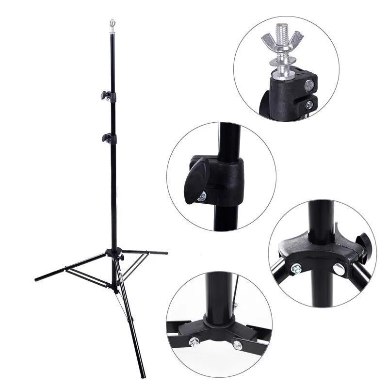 Backdrop Stand (2.8M x 3.0M) - Heavy Duty 8kg Load 4 Segment Crossbar