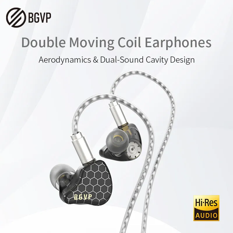 BGVP Scale Pro 1DD   1BA Hybrid Driver In-Ear Monitors