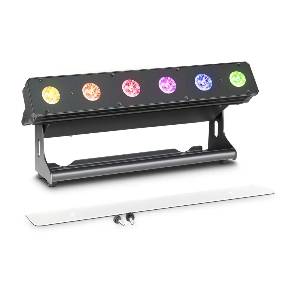 Cameo Pro PIXBAR 500 PRO Professional 6 X 12W RGBWA UV LED Bar (Black)