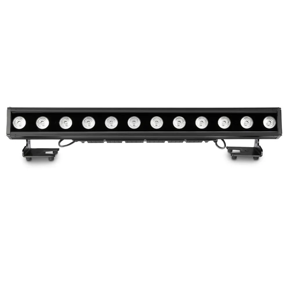 Cameo Pro PIXBAR 600 PRO Professional Outdoor 12 X 12W RGBWA UV LED Bar IP65 (Black)