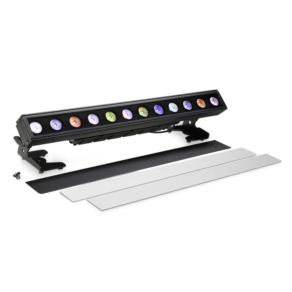 Cameo Pro PIXBAR 600 PRO Professional Outdoor 12 X 12W RGBWA UV LED Bar IP65 (Black)