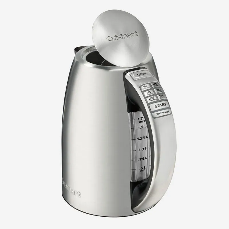 Cuisinart Perfectemp 1.7 Litre Cordless Electric Programmable Kettle, Stainless Steel