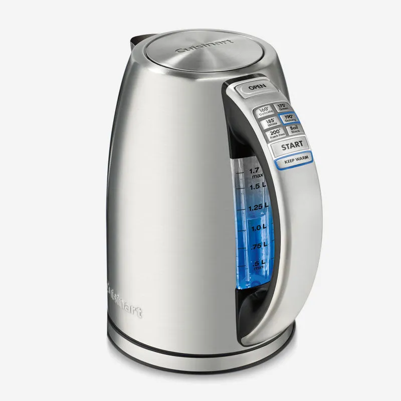 Cuisinart Perfectemp 1.7 Litre Cordless Electric Programmable Kettle, Stainless Steel