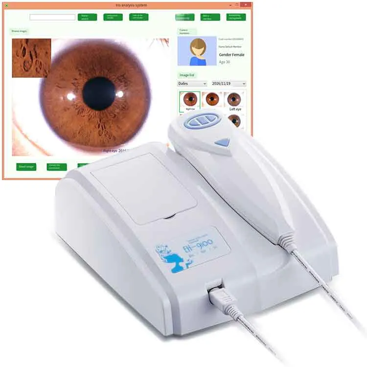 Digital Iridology Analyzer 5MP USB Eye Iridoscope Iridology Camera Analyzer Disease Diagnosis Machine Body Analyser Machine