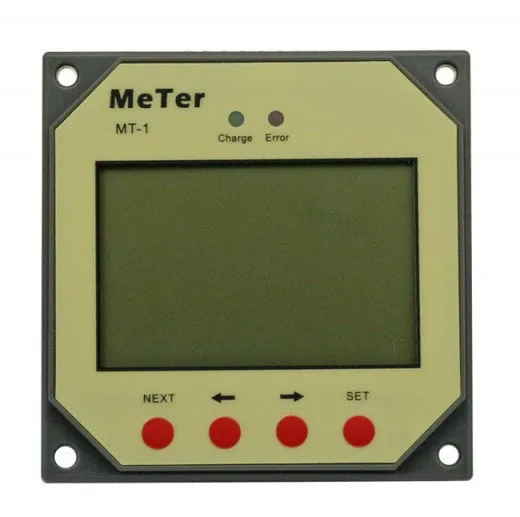 [Discontinued] MT-1 LCD Display Remote Meter For Duo Battery Solar Charge Controller with 10 Meters Wire