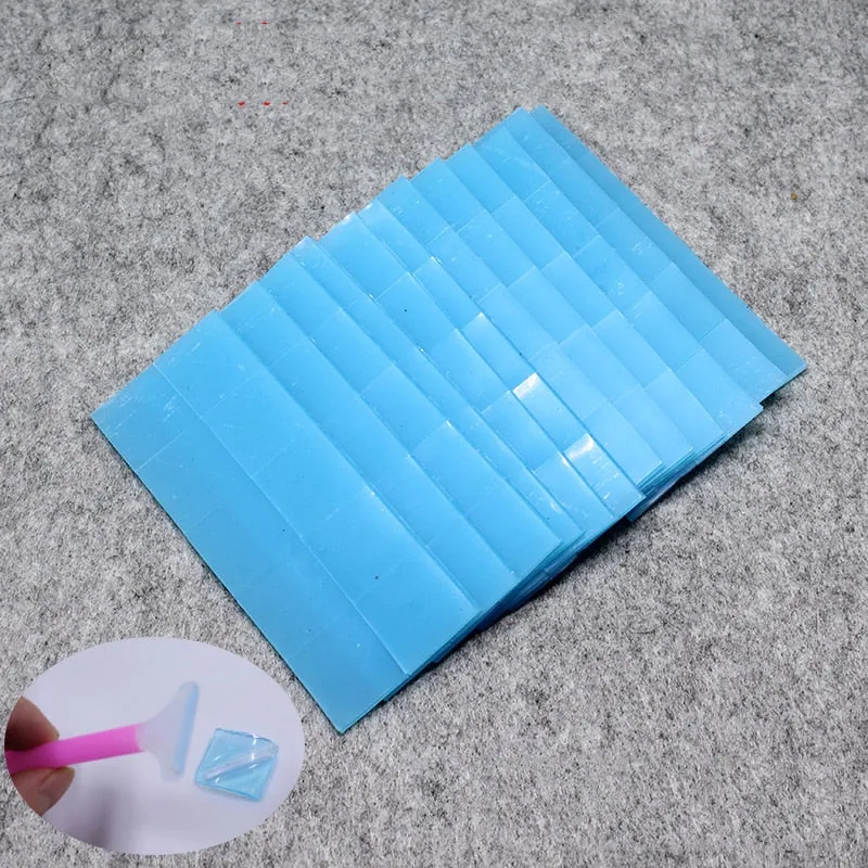 DIY 5D Accessory Tool | 2x2cm Blue Wax Clay Glue Mud | 10-1000 Pieces | Full Round Square Diamond Painting