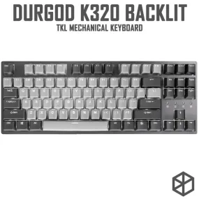 durgod 87 corona k320 backlit mechanical keyboard cherry mx switches pbt doubleshot keycaps