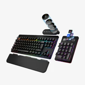 Everest Max Mechanical Gaming Keyboard - USB Passthrough - Cherry MX Hot-Swappable Switches - RGB Backlit