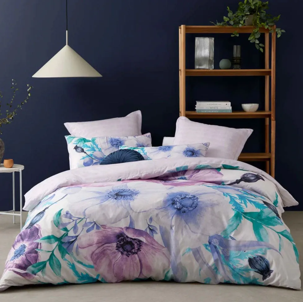 Lovelle Lilac Quilt Cover Set by Logan and Mason