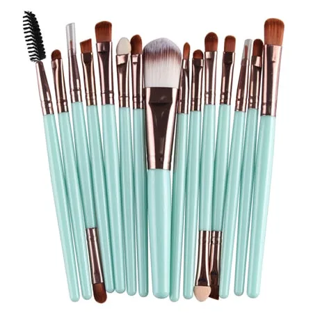 MAANGE 15/18 Pcs Professional Makeup Brushes Set Comestic Powder Foundation Blush Eyeshadow Eyeliner Lip Make up Brush Tools