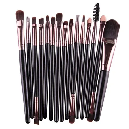 MAANGE 15/18 Pcs Professional Makeup Brushes Set Comestic Powder Foundation Blush Eyeshadow Eyeliner Lip Make up Brush Tools