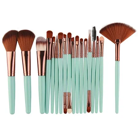 MAANGE 15/18 Pcs Professional Makeup Brushes Set Comestic Powder Foundation Blush Eyeshadow Eyeliner Lip Make up Brush Tools