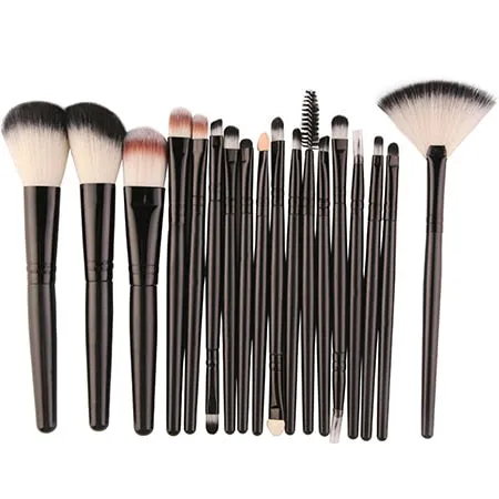 MAANGE 15/18 Pcs Professional Makeup Brushes Set Comestic Powder Foundation Blush Eyeshadow Eyeliner Lip Make up Brush Tools