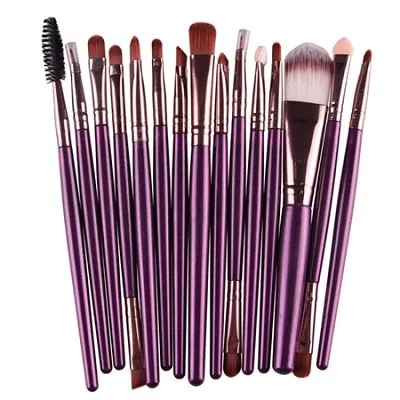 MAANGE 15/18 Pcs Professional Makeup Brushes Set Comestic Powder Foundation Blush Eyeshadow Eyeliner Lip Make up Brush Tools