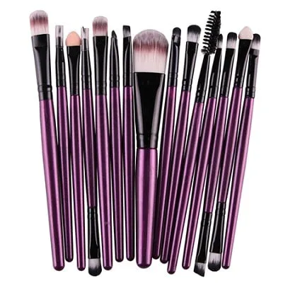 MAANGE 15/18 Pcs Professional Makeup Brushes Set Comestic Powder Foundation Blush Eyeshadow Eyeliner Lip Make up Brush Tools