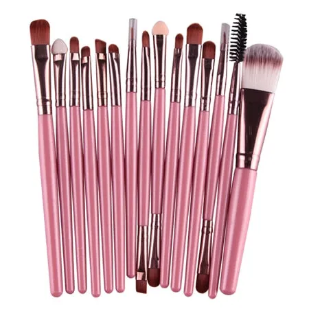 MAANGE 15/18 Pcs Professional Makeup Brushes Set Comestic Powder Foundation Blush Eyeshadow Eyeliner Lip Make up Brush Tools