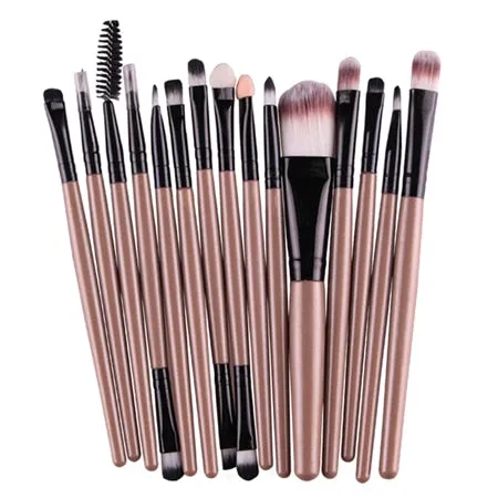 MAANGE 15/18 Pcs Professional Makeup Brushes Set Comestic Powder Foundation Blush Eyeshadow Eyeliner Lip Make up Brush Tools