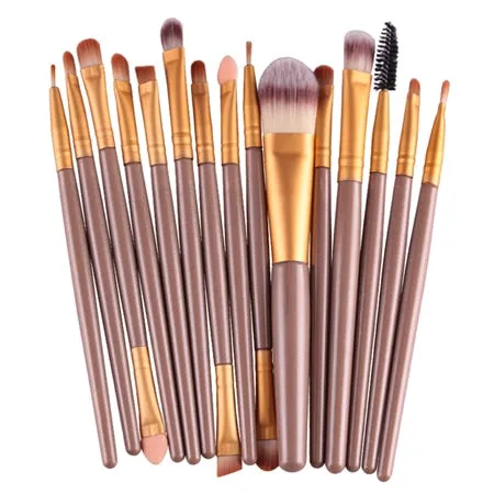 MAANGE 15/18 Pcs Professional Makeup Brushes Set Comestic Powder Foundation Blush Eyeshadow Eyeliner Lip Make up Brush Tools