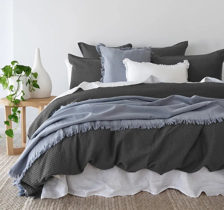 Melville Quilt Cover Set Range Charcoal