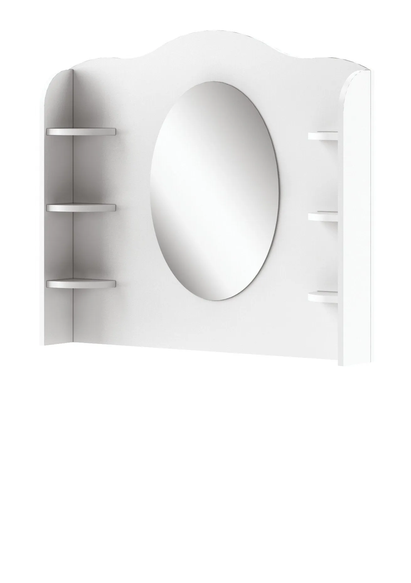 Mia MI-06 Desk Hutch with Mirror 94cm