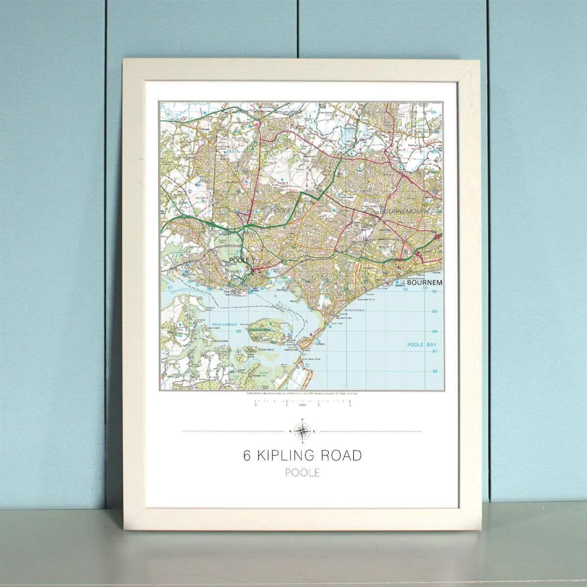 My Home is Here - Personalised Wall Map