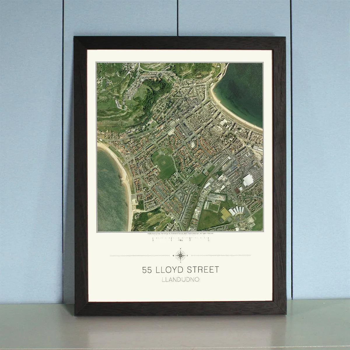 My Home is Here - Personalised Wall Map