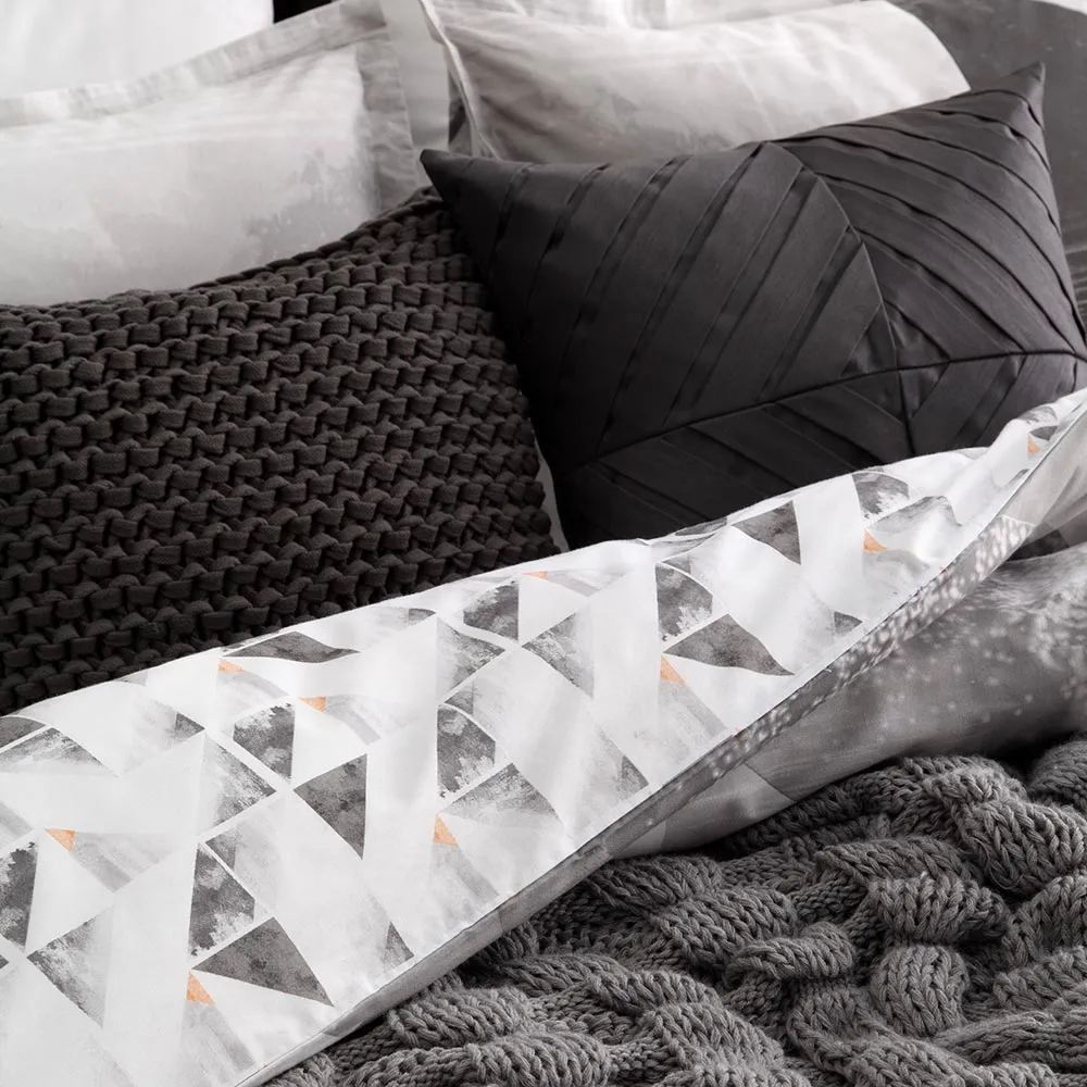 Neo Orange Quilt Cover Set By Logan and Mason