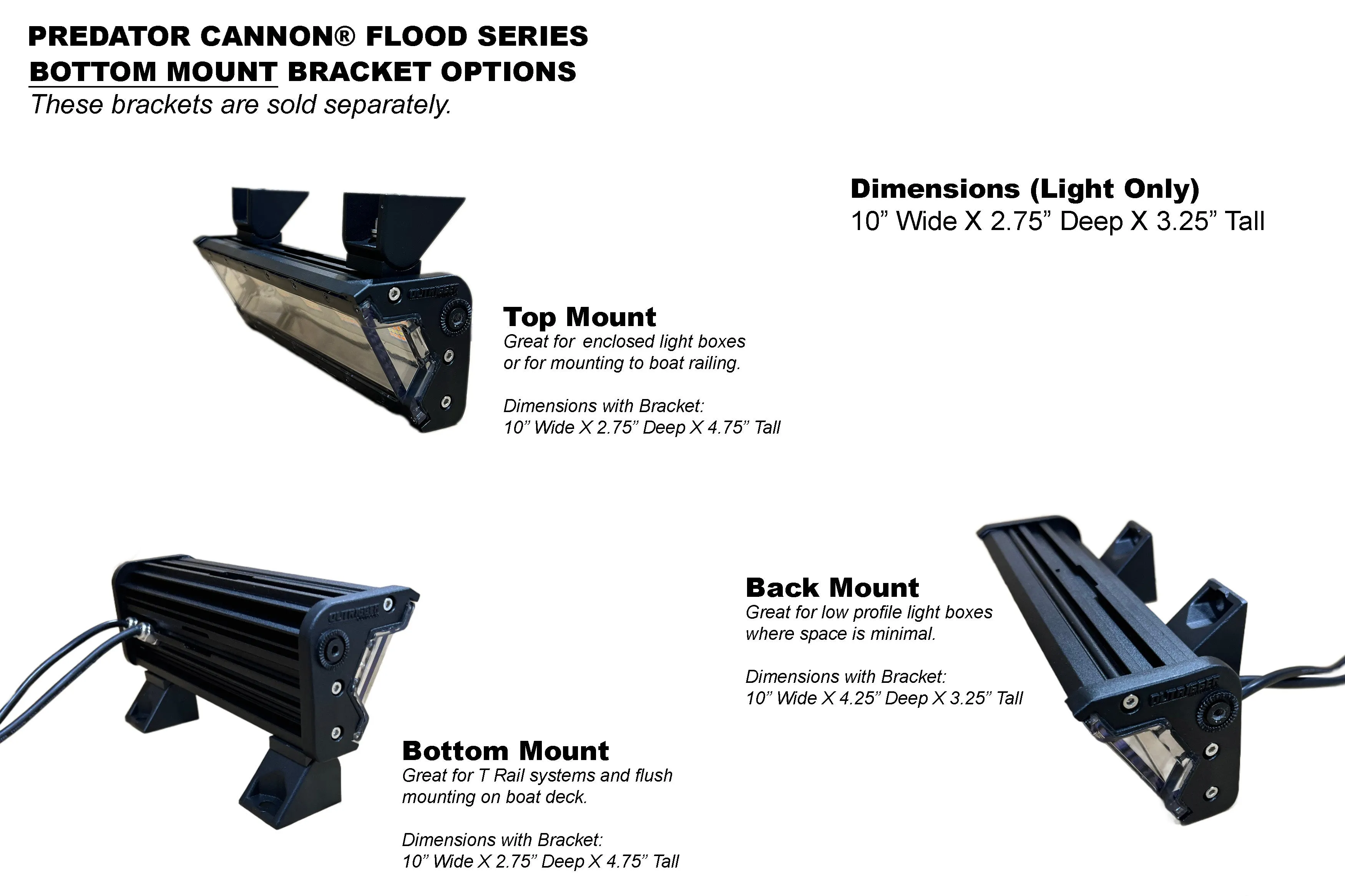 Predator Cannon® Flood Series Hunting Light Bar