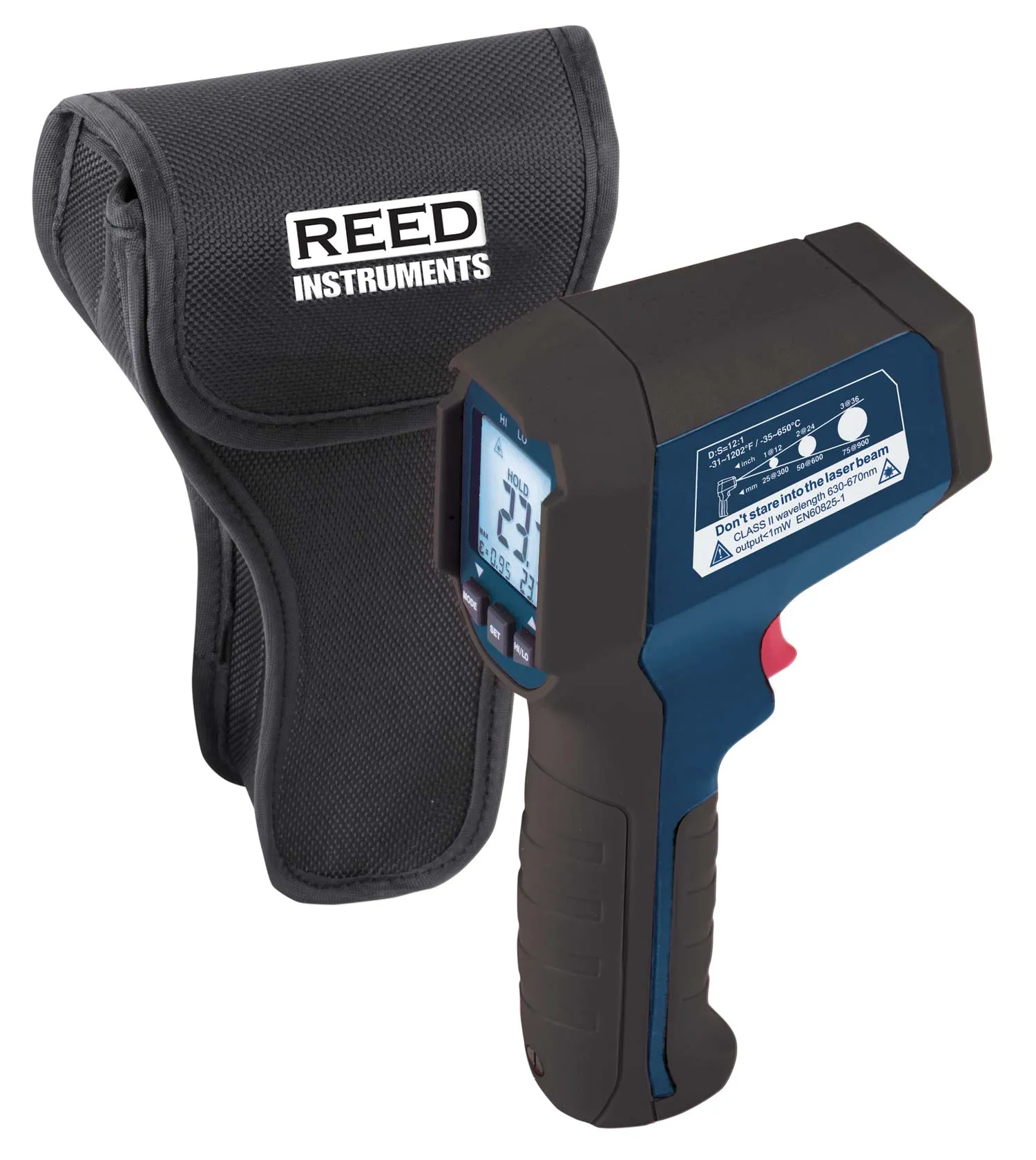 REED R2310 Infrared Thermometer, 12:1, 1202°F (650°C) with Certificate