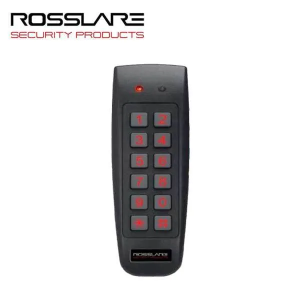 Rosslare - G44 - Mullion Backlit PIN & PROX Standalone Controller - Outdoor - 500 Users - 12-24VDC - IP65