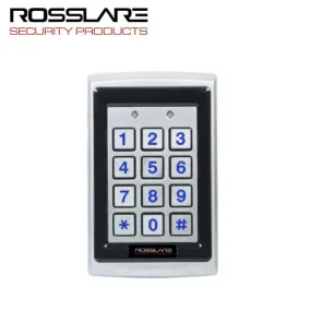 Rosslare - Q64B - Anti-Vandal Backlit PROX & PIN Reader - Convertible - 125 kHz EM RFID - 500 Users - 5-16VDC - IP65