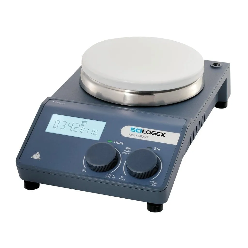 Scilogex SCI340-Pro Circular-top LCD Digital Hotplate Stirrer (340°C Max)