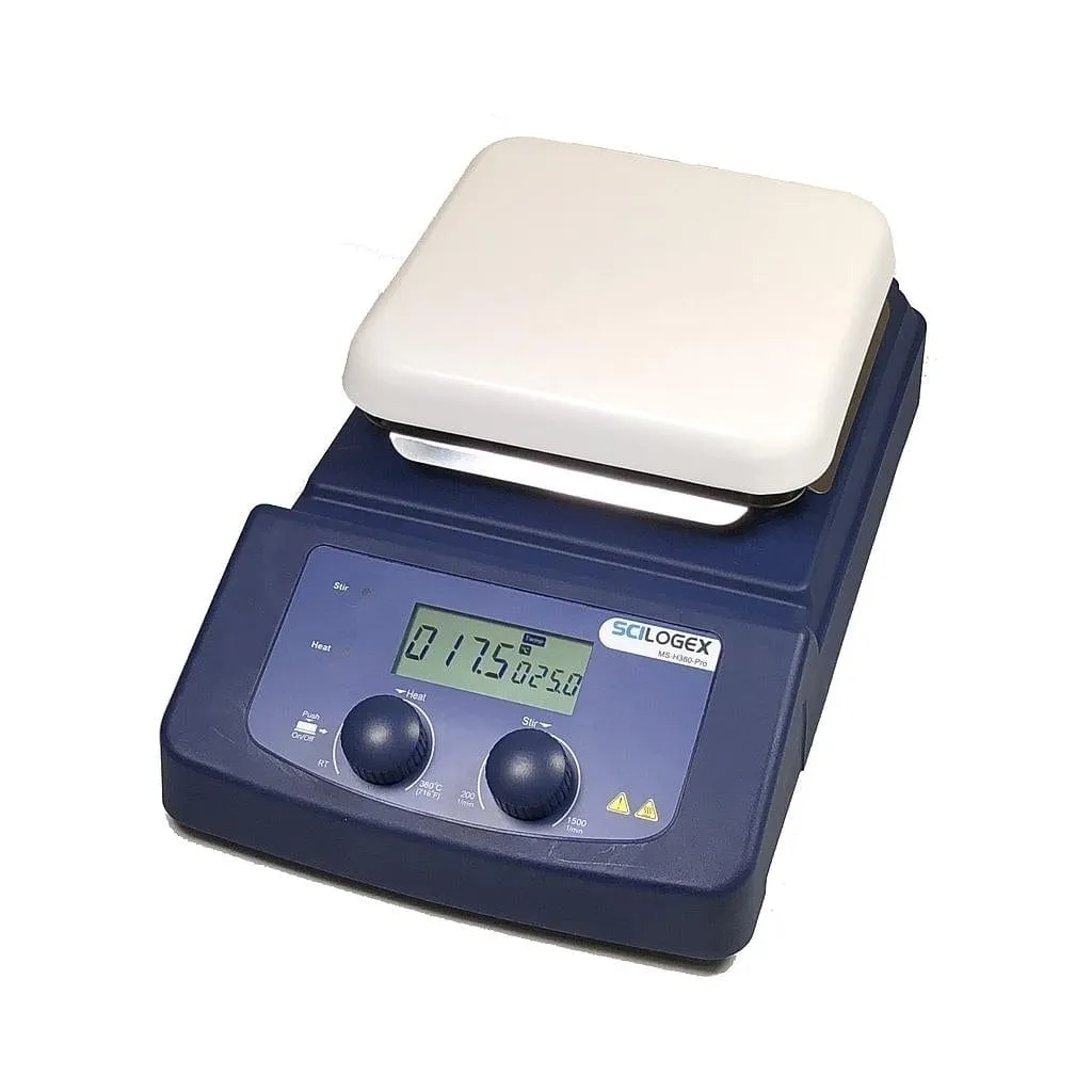 Scilogex SCI380HS-Pro 5.5 x 5.5 in. LCD Digital Magnetic Hotplate Stirrer (380°C Max)