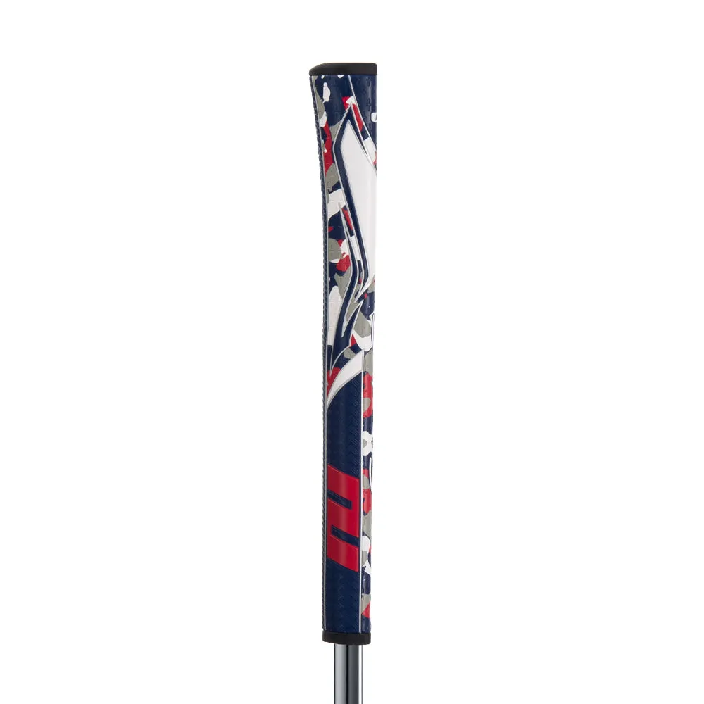 Super Stroke Zenergy Pistol GT TOUR Putter Grip (Camo Red/White/Blue)